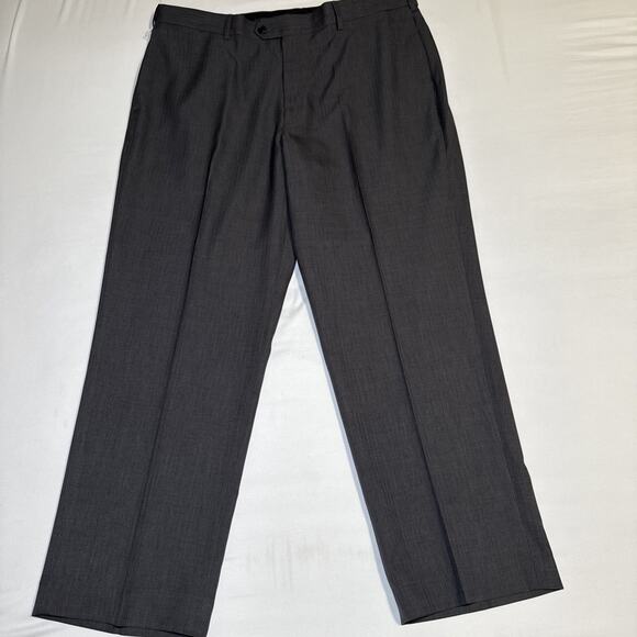 SAVANE Dress Pants Mens 38 X 29 Stretch Grey Performance No Iron Comfort NWT - Picture 1 of 14